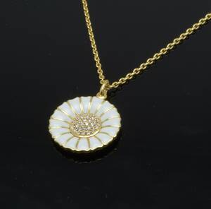 Georg Jensen, Daisy, halskæde med margueritvedhæng med brillanter Denne vare er sat til omsalg under nyt varenummer 4943876