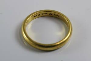 RING, slät, guld, minst 21,6 k, 6,1 g