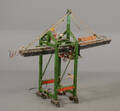 Meccano containerkran m motor, 1900-tallets 2. halvdel