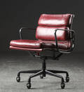 Charles Eames. Soft Pad kontorstol, læder