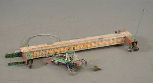 Meccano byggedele m motor, 1900-tallets 2. halvdel