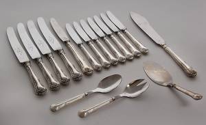 Gammel Herregård, Cohr, bestikdele af sølv 16