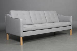 Tre-pers. sofa, grå.