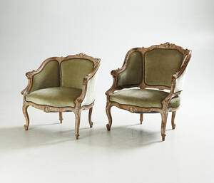 Bergèrer i Louis XV-stil