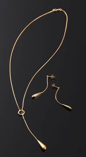 Aagaard, smykkesæt, 8 kt guld 3