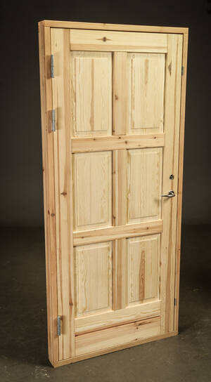 Snedkerudført hoveddør 