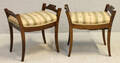 Taburetter, ett par, Karl Johan, 1800-tal 2