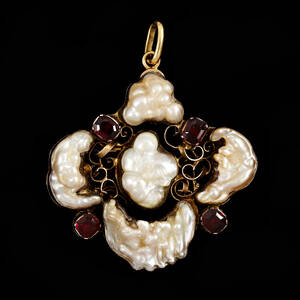 Hänge förgyllt silver