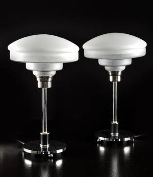 Ett par bordslampor, art deco stil 2
