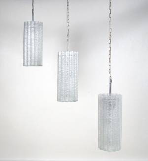 Set große Pendelleuchten der 195060er Jahre von Doria Germany 3