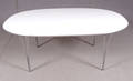 Hein  Mathsson, Fritz Hansen, bord superellips, vit laminat