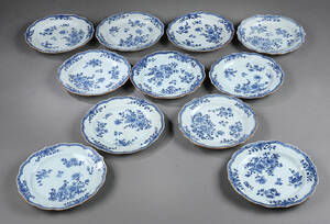 Kinesiske tallerkener af porcelæn, 1700-1800-tallet 11