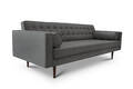 Nordikon seed 3-pers. sofa. Betrukket med lysegrå italiensk uldstof.