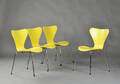Arne Jacobsen. Fire Syver stole model 3107. 4 