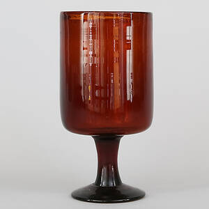 ERIK HÖGLUND. Pokal, glas, Boda.
