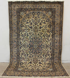 Matta, Nain med silkesinslag, 320x200, ca 400-450,000knutarm2