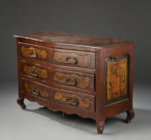 Mexikansk kommode af bemalet træ, 1900-tallet