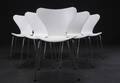 Arne Jacobsen 1902 - 1971. Seks stole model 3107 6