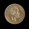 GULDMYNT, 10 kr, Sverige, 1883.
