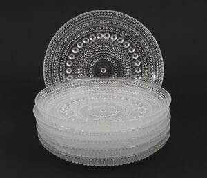 Assietter 6st, Kastehelmi, Iittala