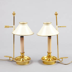 Bordslampor mässing