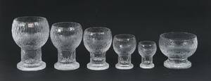 Glasservisdelar 13st, Kekkerit, Iittala
