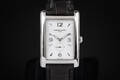 Frederique Constant Classique Rectangulaire herrearmbåndsur af stål ref. FC235XC256