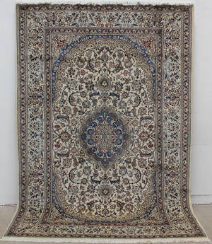 Matta, Nain med silkesinslag, Persien, 293x196