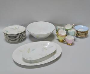 Servisdelar kaffekoppar samt tallrikar, RosenthalTuscan