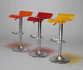 Italiensk stil - Barstole - 3 stk