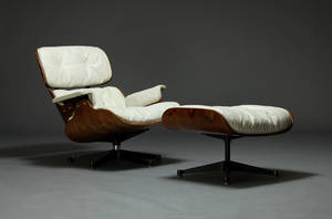 Charles Eames. Lounge chair samt skammel 2