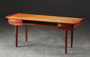 Sofabord af teak. 1950erne, dansk møbeldesign