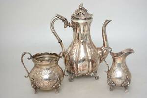Kaffeservis nysilver