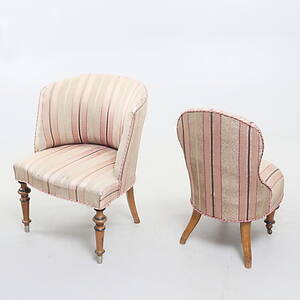 FÅTÖLJER, 2 st, 181900-tal.