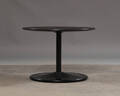 Verner Panton. Lounge bord sort linoleum H. 42 cm