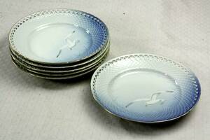 Förättstallrikar Blå Måsen