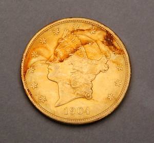 Amerikansk guld Twenty dollar 1904