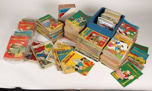 Samling af Anders And tegneserier. Tidligste udgaver fra 1955