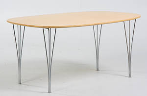 Piet Hein  Bruno Mathsson. Superellipse bord