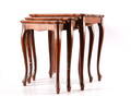 SATSBORD, 3 delar, mahogny, 1900-tal.