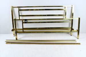 Sängram, mässingsfärgad, bredd 180 cm