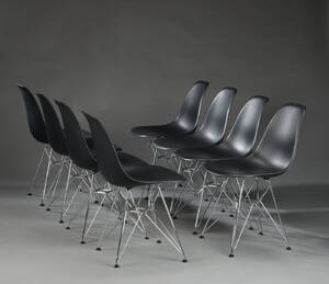 Charles Eames. Otte DSR stole på Eiffel stel. 8