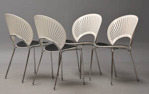 Nanna Ditzel. Sæt på fire Trinidad stole, model 3298 4 