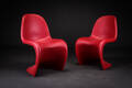 Verner Panton. Par frisvinger-stole Panton Chair 2 