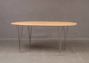 Piet Hein  Bruno Mathsson för Fritz Hansen. Matbord, Superellips