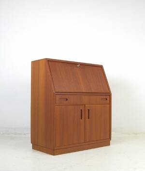 Dänischer Möbelarchitekt, Sekretär in Teak