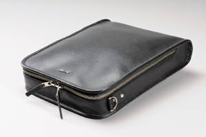 Token computertaske af sort bøffellæder 13