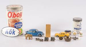 DIVERSE FÖREMÅL., 9 st.