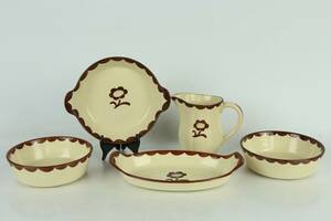 WILHELM KÅGE, servisdelar, 5 st, Pyro, Gustavsberg