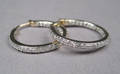 Par brillant creoler ca. 0.56 ct 2